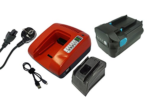 PowerSmart® 4500mAh Batería + Cargador para Hilti TE 6-A36, WSC 7.25-A36, WSC 7.25-A, WSR 36-A, TE 7-A, WSC 70-A36, B36/3.9