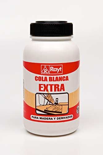 Rayt | Cola blanca extra rápida múltiples usos: madera, papel, cartón, cerámica y todo tipo de materiales porosos | 1kg | Ref. 296-09