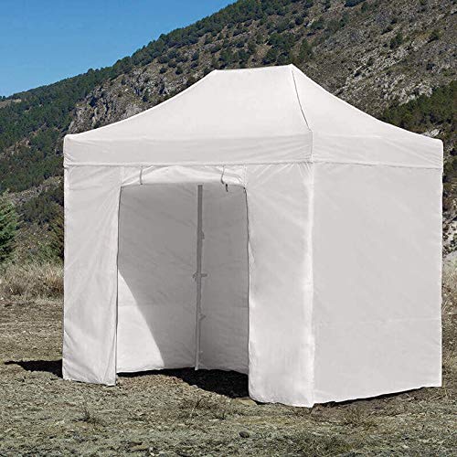 Regalos Miguel - Carpas Plegables 3x2 - Carpa 3x2 Eco (Kit Completo) - Blanco - Envío Desde España