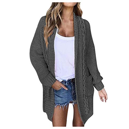 Reooly con Capucha jerséis Cazadora Biker Abrigo Trenca niña niños Chaqueta 3 Punto Grueso Mujer Chaquetas de Cine Cardigan Gris Abrigo Bebe niña Meses Chaqueta Vaquera Perlas Trenca Hombre