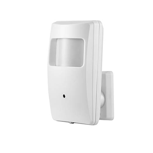 Revotech PIR Mini Interior PoE IP Cámara Seguridad, H.265 HD 3MP 1080P Interior 940nm Invisible Night Vision IR Cámara de vigilancia Detección de Movimiento ONVIF P2P CCTV Cámara (IPIR-M-P Blanco)