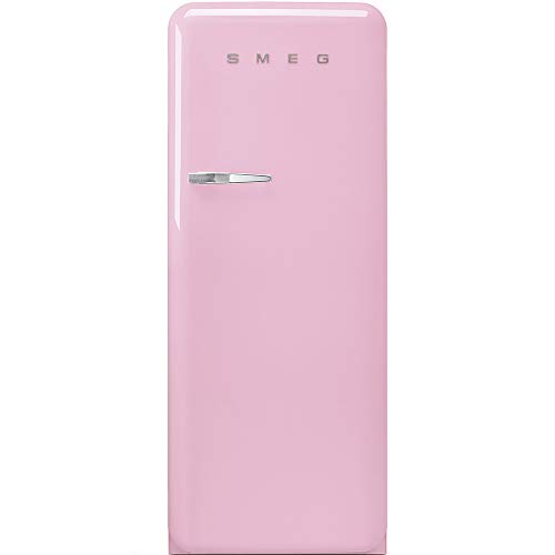 Smeg FAB28RPK3 - Nevera combi (Independiente, Rosa, Derecho, 110°, Giratorio, 270 L)