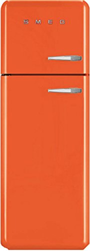 Smeg FAB30LO1 Independiente 293L A++ Naranja nevera y congelador - Frigorífico (293 L, SN-T, 3 kg/24h, A++, Compartimiento de zona fresca, Naranja)