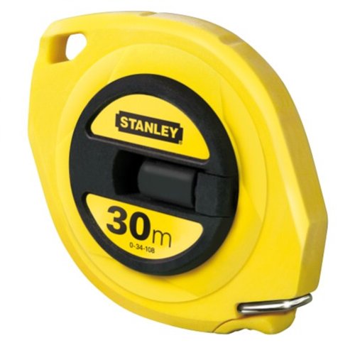 Stanley 0-34-108 Cinta métrica arrollable estándar Acero, 30 m