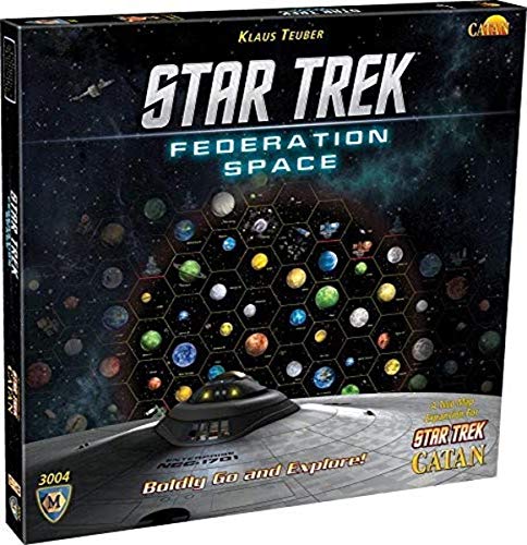 STAR TREK Catan Federation Space Map - Expansión de Juego de Mesa