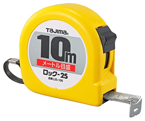 Tajima H5PA0MY - Cinta métrica (10 m x 25 mm)