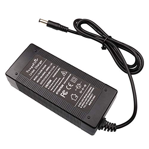 TangsFire Cargador de batería 29,4V 2A para Iones la 100-240 Vac 25,2V Output 29, 4 V 2 A Scooter