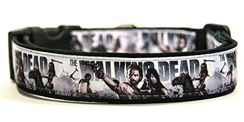 The Walking Dead C Collar Perro Hecho A Mano Talla M Handmade Dog Collar