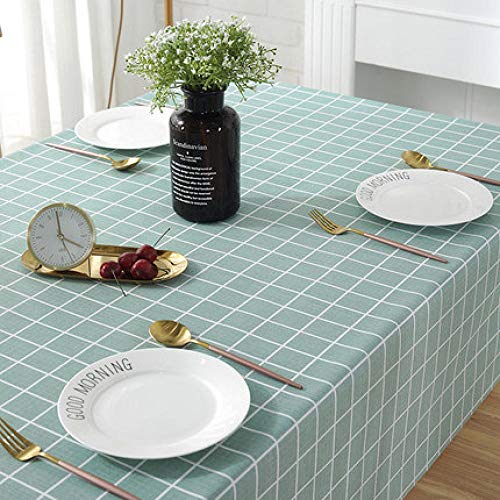 Traann Cubiertas de Mesa de plástico Limpiar, Mantel Cuadrado Limpiar Mantel Rectangular Impermeable Vinilo para jardín Cocina Celosía Exterior o Interior Marrón-120 * 120_E