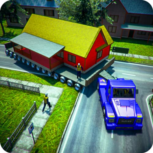 Trabajo de House Mover: House Transport Euro Long Truck Trailer Cargo Driving Simulation juego gratis para niños 2020