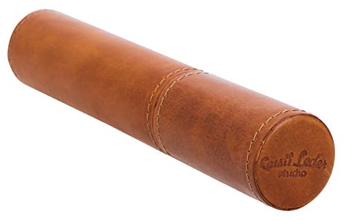 Tubo para Cigarros Gusti Cuero Studio Holger Estuche Funda Box Empaste de Madera de Cedro Marrón Claro 2T22-22-5