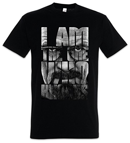 Urban Backwoods I Am The One Who Knocks Camiseta De Hombre T-Shirt Negro Talla M