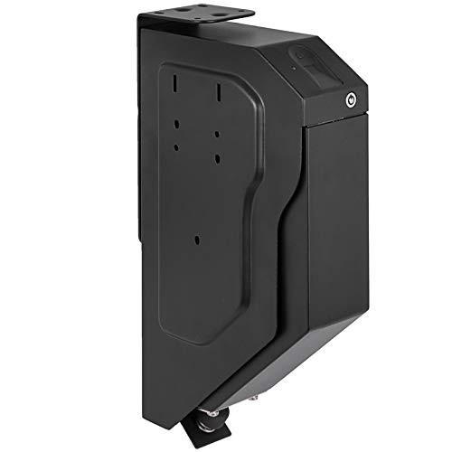 VEVOR Pistola Caja Fuerte de Seguridad Acero, con 2 Llaves y Cerradura de Combinación, Caja de Almacenamiento de Pistola con Teclado Digital, Caja de Arma Portátil con Bóveda de Llave 3,3 kg