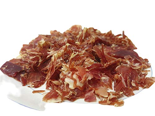 Virutas de jamón ibérico de bellota │ 2 tamaños │ Ideal para bocadillos y cocinar (10 bandejas 300 gr c/u)