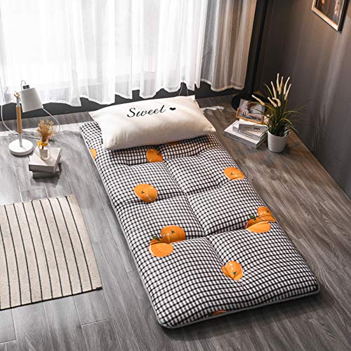 WHDMNet Japonés Suave Esteras Espesar Futón Colchón Tatami No-resbalón Dormir Colchón De Futón Colchón Roll Up Dormitorio Estudiantil Casa Cubrecolchón-H 150x200cm(59x79inch)