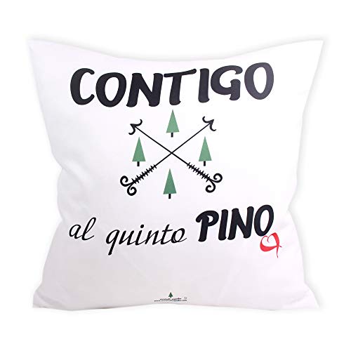 Worfull Cojín Personalizado con Frase motivadora. Color Blanco. Tamaño Disponible 40x40cm. Funda Lavable. 100% Polyester.