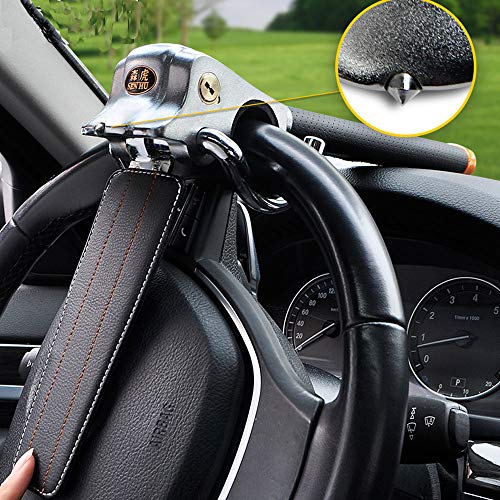 XJ Cerradura del Coche Volante Seguridad Universal antirrobo Furgoneta Resistente SUV giratoria Ajustable Herramienta de Mano Defensa Personal Martillo Alta Resistencia trituradora Emergencia