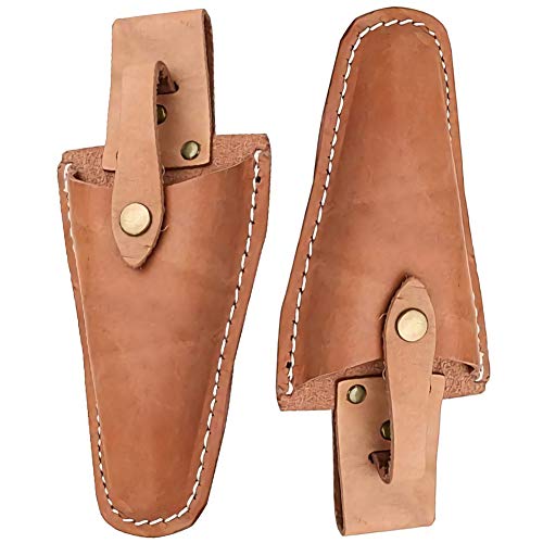 XYDZ Funda de Tijeras, 2PCS Funda de Cuero Herramienta Holsters Cinturón Soporte para Bolsa de Jardinería Caso Alicates, para Alicates, Tijeras de Podar, Tijeras, Paleta, Cuchillo de Podar, o Jardín