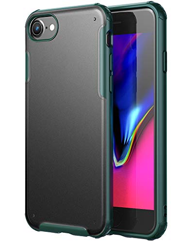 YATWIN Funda Compatible para iPhone SE 2020, Funda iPhone 8 y Funda iPhone 7, Carcasa Serie Anti Caídas, Case Protectora Compatible para iPhone SE 2020 (4.7")/iPhone 7/iPhone 8 - Verde Pino