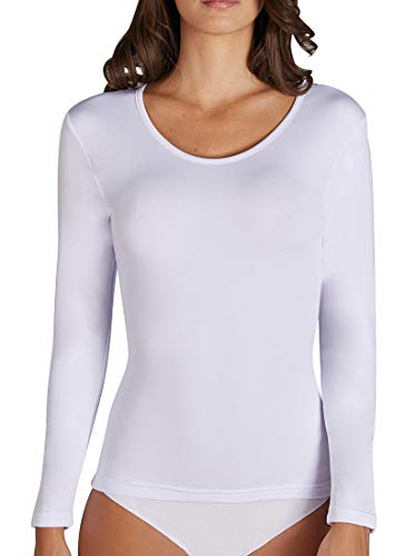 YSABEL MORA - Camiseta Microfibra Mujer Color: Blanco Talla: Large