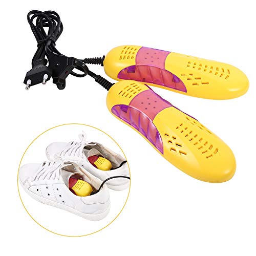 Zetiling Secador de Zapatos, 220V Race Car Shape Voilet Light Protector de Zapatos, Desodorante con Olor Deshumidifica el Dispositivo Calentador de Zapatos