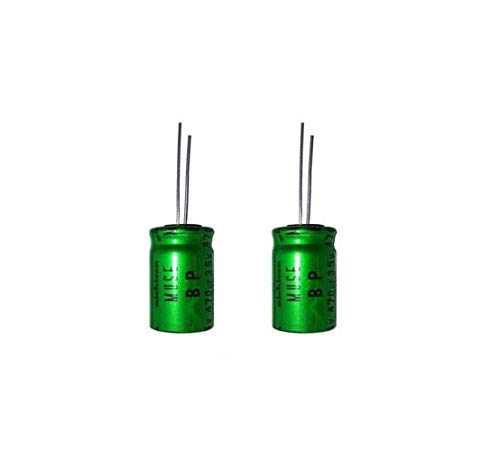 2 x Nichicon Muse es 4,7uf 50v, condensador electrolítico bipolar Ues1h4r7mem