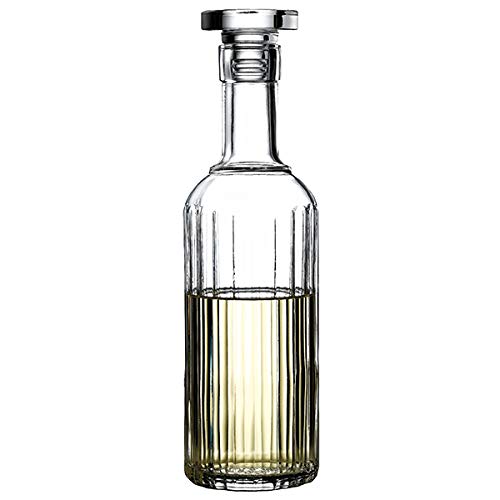 Bach Spirit - Decantador de whisky (700 ml), decantador de vodka, decantador retro, botellas de cristal vintage