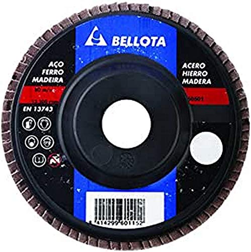 Bellota 50501-60 DISCO LAMINAS BASE POLIAMIDA DESBASTE METAL CORINDON (A60) 115MM