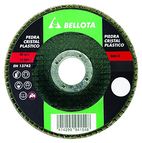 Bellota 50513-80 DISCO LAMINAS BASE FIBRA DE VIDRIO DESBASTE PIEDRA -CARBURO DE SILICIO (SIC80)115MM