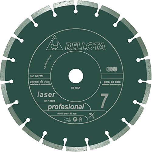 Bellota 50702-230 DISCO DIAMANTE GENERAL DE OBRA. SEGMENTADO. PROFESIONAL 7 LASER 230MM