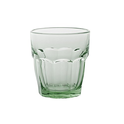 Bormioli Rocco 5183314 Rockbar Rocas Vasos Vasos de Copas de Cristal, 27 cl, Color Verde