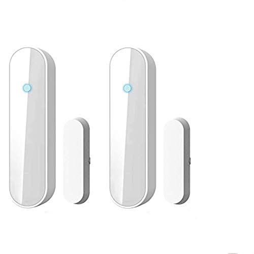 Calistouk Sensor de imán de puerta ventana detector magnético  inalámbrico WiFi inteligente para seguridad sistema de alarma aplicación de teléfono móvil (2)