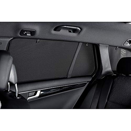 Car Shades SKO-KARO-5-A Juego Compatible con Skoda Karoq 2017, Negro