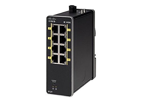 Cisco IE-1000-6T2T-LM Conmutador de Red administrado Fast Ethernet (10/100) Negro Switch - Switch de Red (Gestionado, Fast Ethernet (10/100), Bidireccional Completo (Full Duplex))