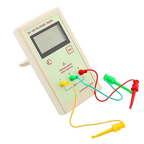 Comprobador Condensadores, Probador de Transistores ESR Tester MK328 Medidor de Resistencia de Inductancia de Capacitancia Detector ESR LCR NPN PNP LY