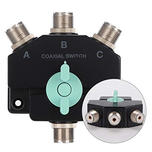 Conmutador coaxial de Banda Ancha para Servicio Pesado CX-310 Repetidor de Antena de 3 Puertos M-J Base de Onda Corta para Antena Manual