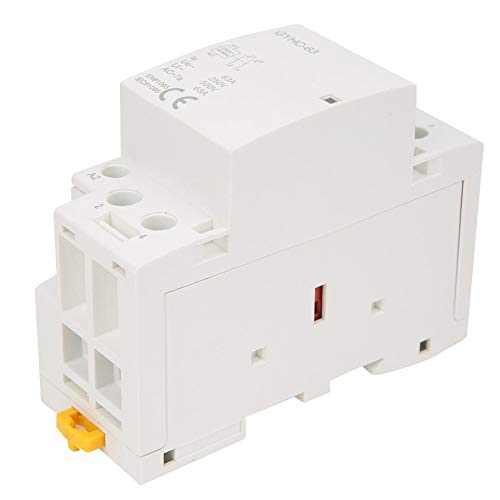 Contactor de CA Doméstico Walfront, 2P 63A 220V 50Hz Montaje en Riel DIN Mini(NO)