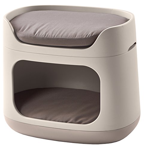 CURVER Transportín Cama Buncked 3 en 1 (transportín + Cama), Arena, 58x38x49 cm, 229290