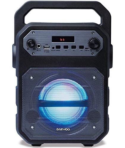 Daewoo Electronics - Altavoz Portátil Daewoo Dsk-345 Negro Bluetooth Y Karaoke