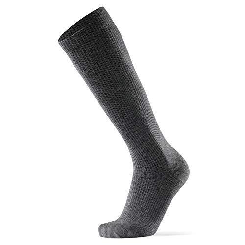 DANISH ENDURANCE Calcetines de Compresión de Algodón Orgánico Pack de 1 (Gris, EU 39-42)