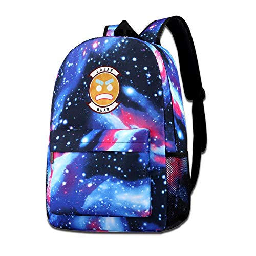 David A Beltran La-Zarb-Eam - Mochila para niños, diseño de cielo estrellado, para viajes al aire libre, bolsas de hombro