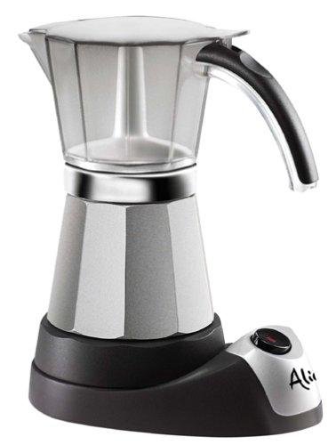 Delonghi Alicia - Cafetera moka, 6 tazas, autoapagado