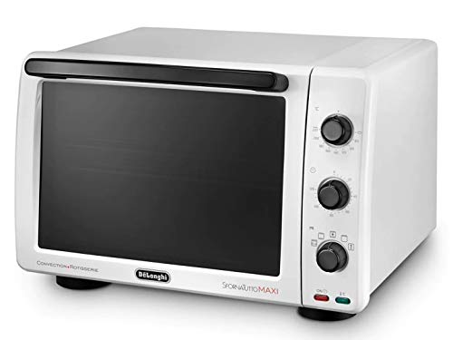 DeLonghi EO 3260 - Horno (32L, 2000W, Eléctrico, Independiente, Color blanco, Giratorio)