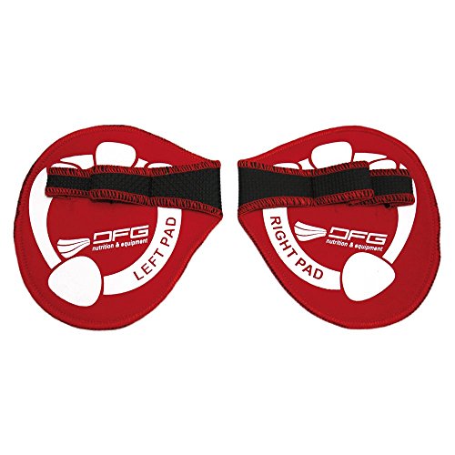 DFG Grip That - Manoplas de gimnasia rojo rojo