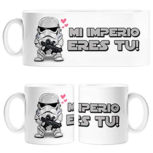 Diver Tazas Taza para Friki Parodia San Valentín mi Imperio Eres tu - Cerámica