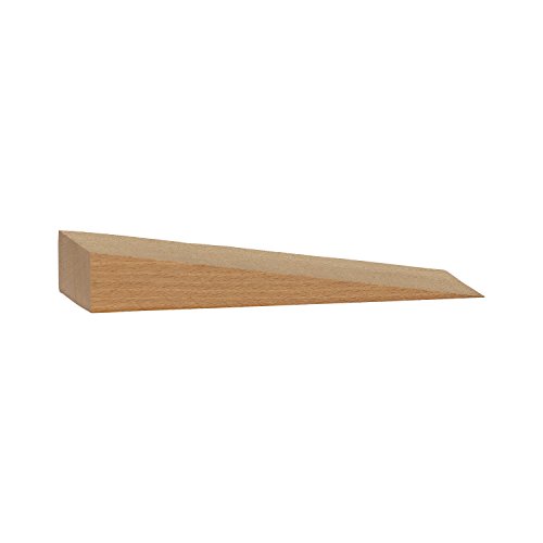 Ebner 809 – Cuña de madera de haya, 40 x 30 x 8 mm, 50 unidades)