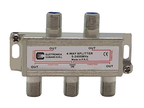 Elettronica Cusano Splitter Satellitar 4 Vías 1 Gris