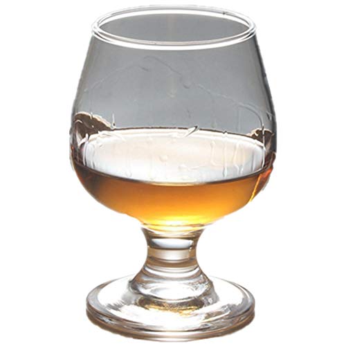 ESTK Copa De Cristal Para Vino Tinto, Copas De Whisky, Copas De Cristal De Imitación Para Brandy, Licores - #3（145ml）