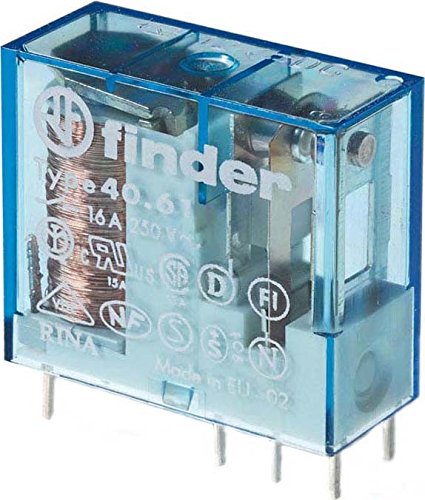 Finder serie 40 - Rele mini 5mm 1 conmutado 16a 12vdc