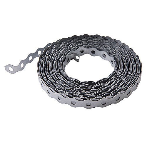 Fixman 308106 - Banda de fijación de acero galvanizado (17 mm x 10 m)